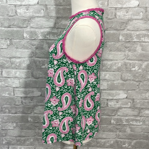 Boden Enchanting Paisley Print Tank Top - Picture 3 of 9